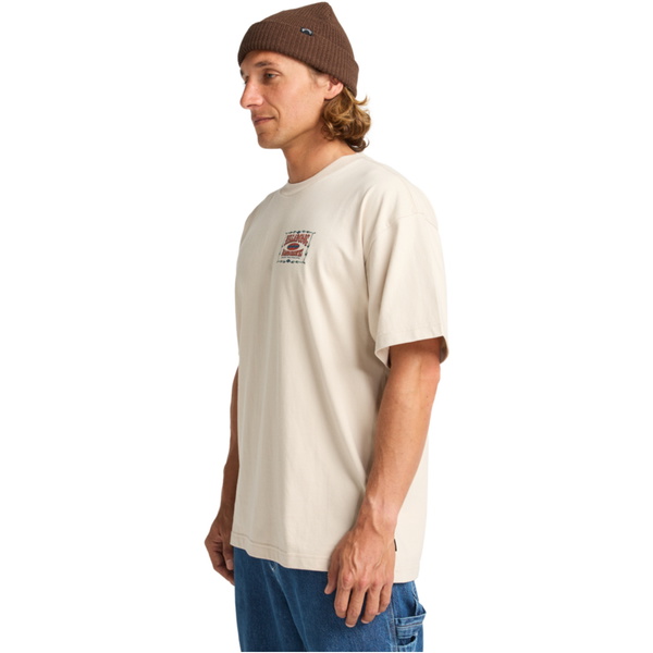 2025 Billabong Mens Double Spread OG T-Shirt 24A353518 - Chino